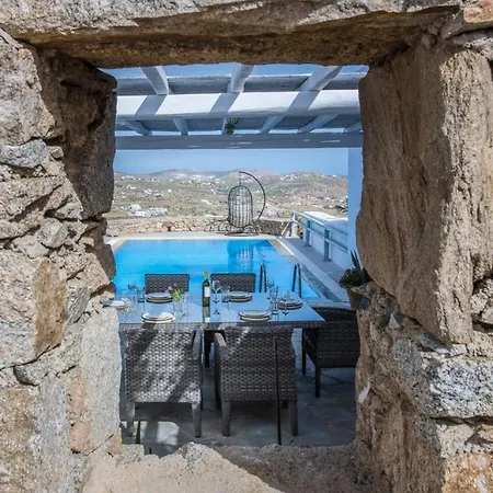 ヴィラ Mykonos Psarrou Villas For 18 People Mykonos Town