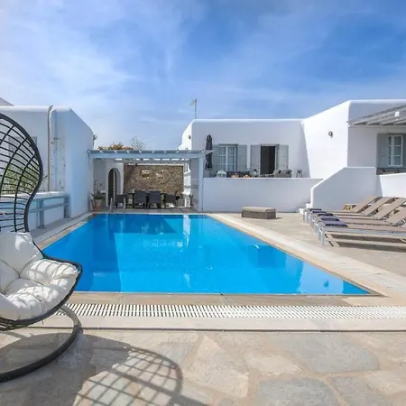 ヴィラ Mykonos Psarrou Villas For 18 People