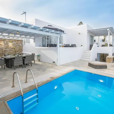 Mykonos Psarrou Villas For 18 People ヴィラ Mykonos Town