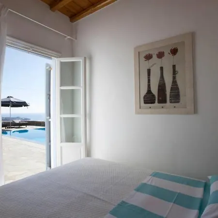 Mykonos Psarrou Villas For 18 People ヴィラ *