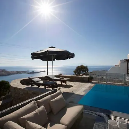 Mykonos Psarrou Villas For 18 People ヴィラ