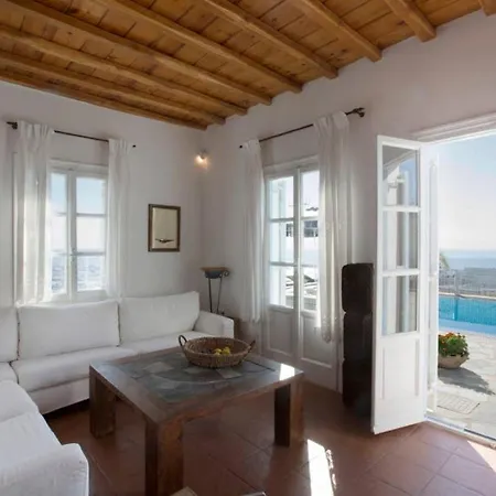 Mykonos Psarrou Villas For 18 People ヴィラ *