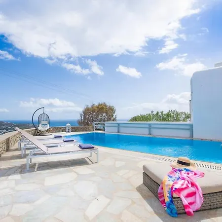 Mykonos Psarrou Villas For 18 People Mykonos Town